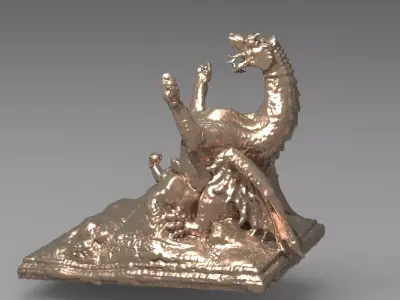 Dragon Holder stand 2 3D model