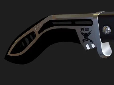 United Cutlery M48 Tactical Kukri  Free 3D model