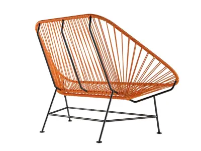 Acapulco Lounge Furniture Set 02 3D model