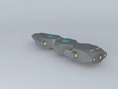 Experimental Assault Frigate Free 3D model