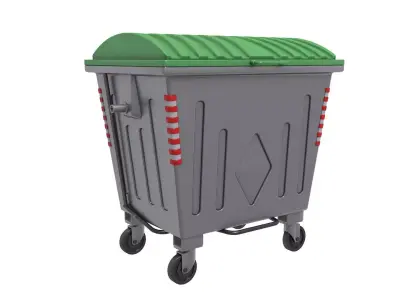 Trash Container 3D model purchase
