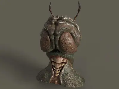 Alien insectoid Free 3D model