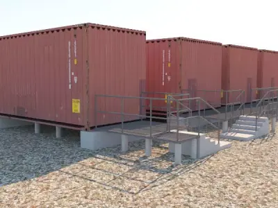 Industrial Platforms 3D model