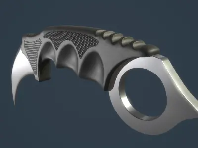 Karambit - Low Poly Low-poly 3D model