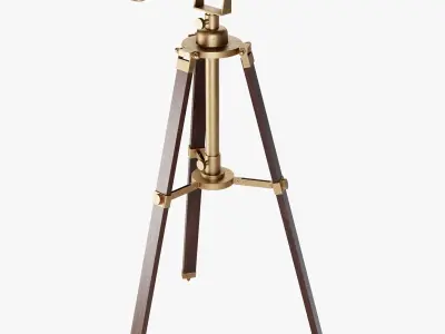 Vintage Telescope 3D model