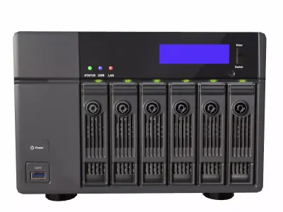 NAS Network Storage Server Low Poly Low-poly 3D model