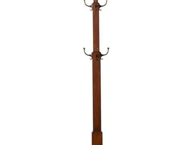 Webster Costumer Coat Rack - 2 Colour 3D model