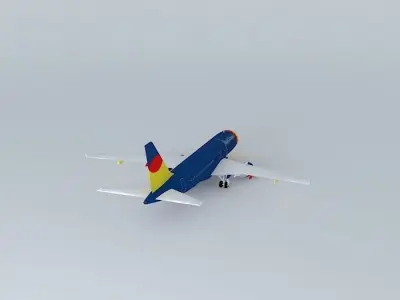 Royal Airways Airbus A320-201 Free 3D model