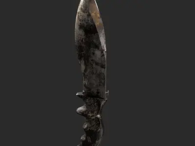 Defender Knife Free low-poly 3D model