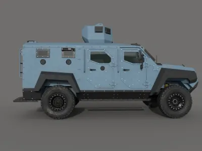 Roshel Senator ERV Low-poly 3D model