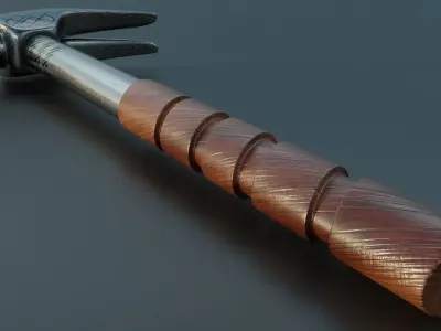 Claw hammer Free low-poly 3D model