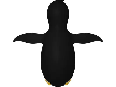 Penguin Cartoon 3D model buy