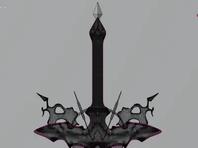 Dragon Spirit Sword Free 3D model