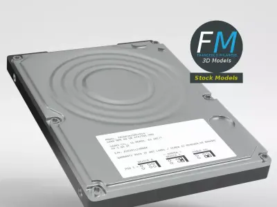 ATA-IDE Hard Disk Drive 3D model