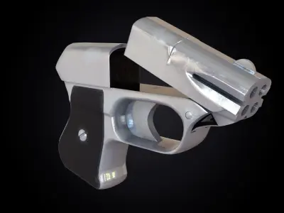 Cop 357 Derringer Low-poly 3D model