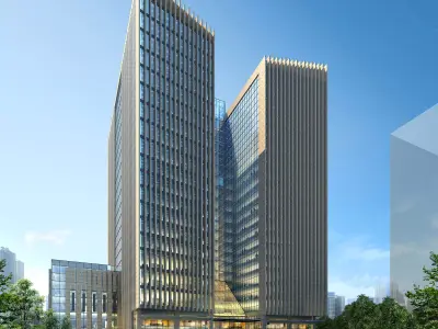 3Dmax fashion city commercial square building 356 3D model