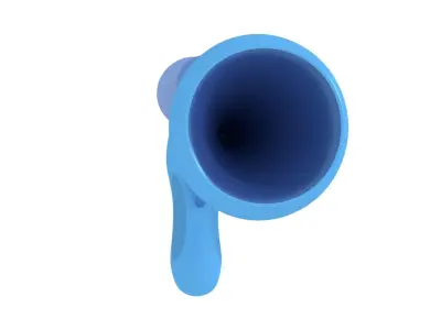 Bubble Gun with 2 Bubbles 3D model