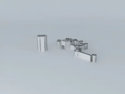 Castle Free 3D model 4