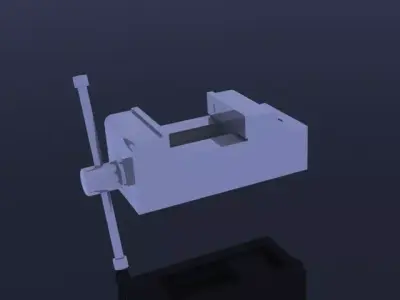 Machine Vice Free 3D model buy