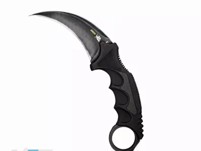 Karambit CS GO Knife Low-poly 3D model