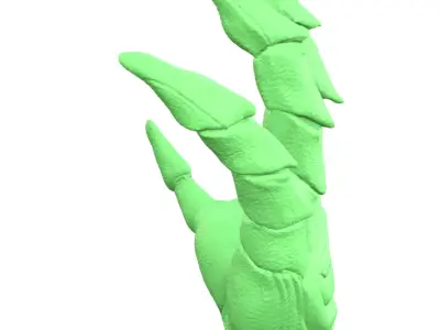 Predator falconer hand 3D model