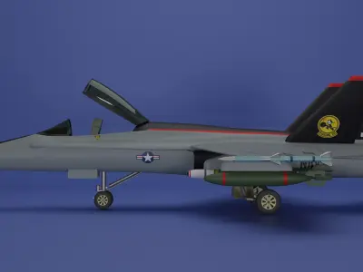 McDonnell Douglas FA-18 Hornet 3D model purchase