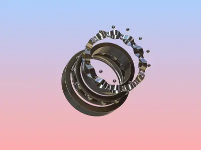 Ball bearings  3D model