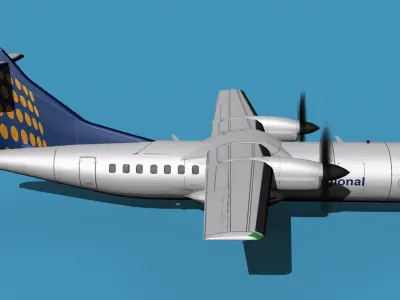 ATR-42-320 Lufthansa Regional 3D model