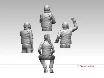Israel tank crew idf 3D print model purchase