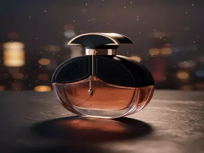 Luxury Perfume Bottles Collection 3D Pack 3D model