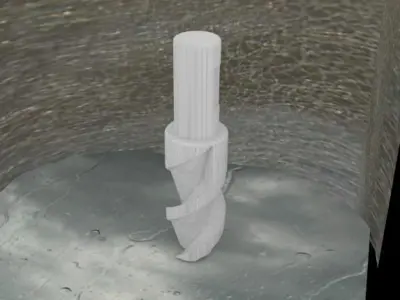 Endmill drill Free 3D model