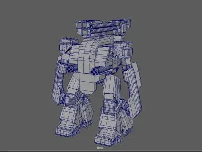 Robot transformers mod Low-poly 3D model