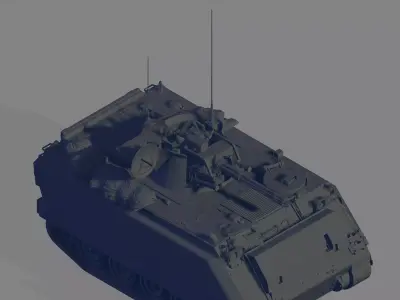 M163 Tank 3D model