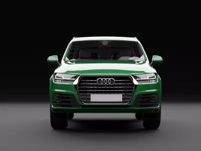 Audi Q7 Tfsi e Green 2 3D model