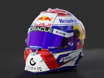 F1 Max Verstappen Helmet 2026 3D model