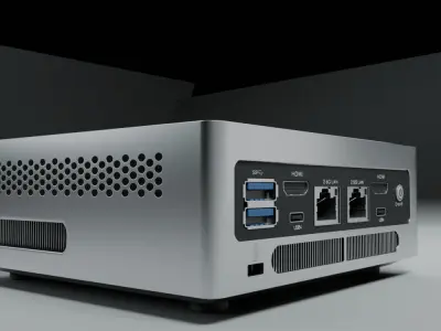 computer 3D model