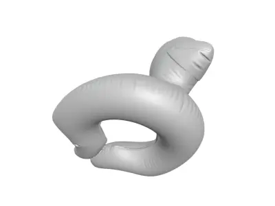 Duck inflatable - papera - sea beach Free 3D print model