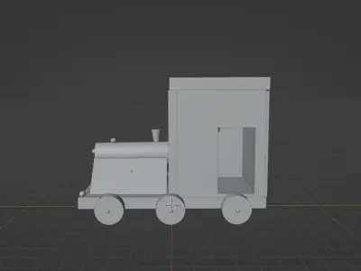 train toilet 3D model