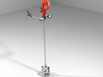 Concrete Mixer Machine - Type 3 3D model