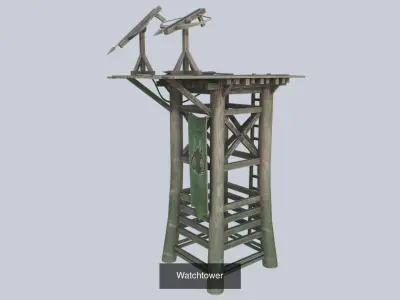Watchtower collection 3D Model Pack purchase