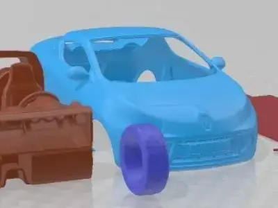 Renault Wind 2011 Printable Car  3D print model