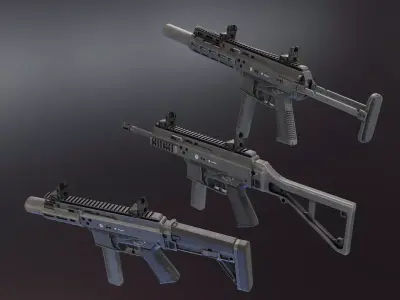 BT APC SMG Low-poly 3D model