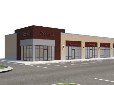 Retail-092 Retail Store 3D model