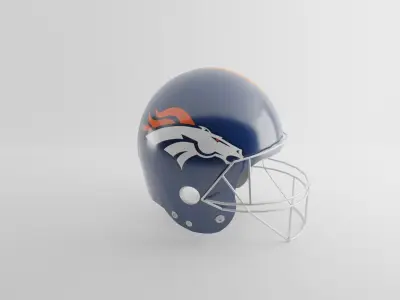 Denver broncos helmet 3D model