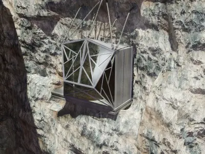 Rock climbing resort Free 3D model