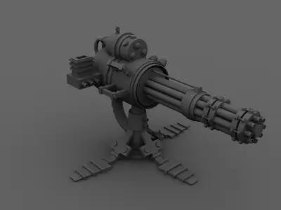Machingun1 machine gun 3D model