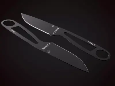 Knife 1 A Low-poly 3D model