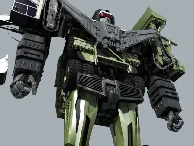 G1 DEVASTATOR - Fully Animated 3D model