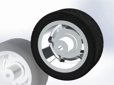 Custom wheels Raceline C10 for your scale model 3D print model