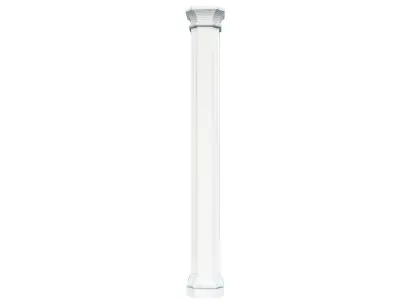 Column wooden Low-poly 3D model buy